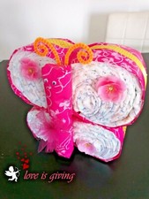 Torta pannolini farfalla - torta, di