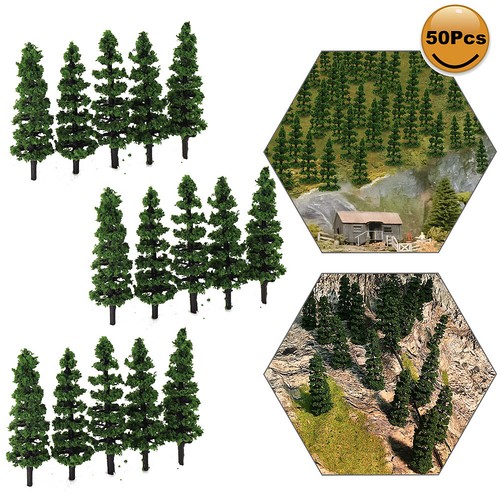 50pcs model train layout - model,