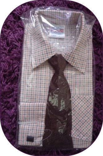Camicia quadri bianca - a,
