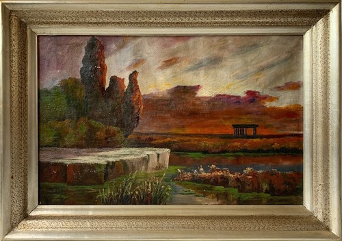 Quadro olio impressionista - olio,