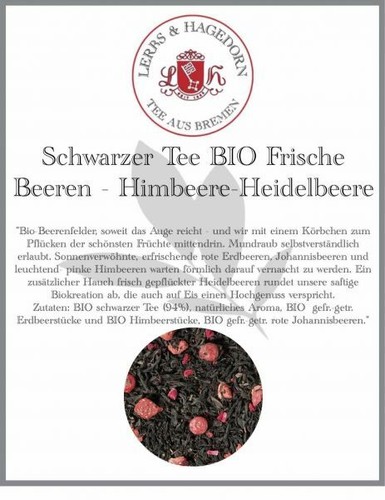 Tè nero bio - fresche, 1