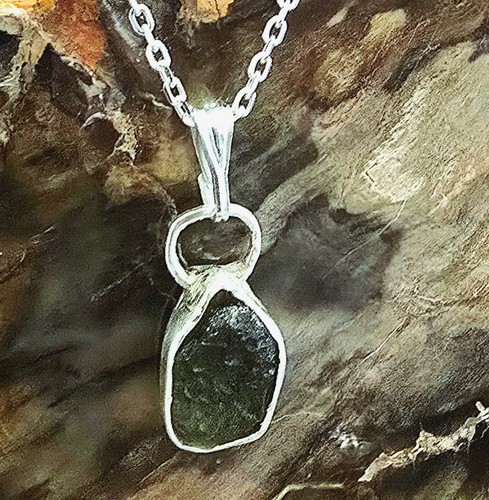 Ciondolo chlum moldivite - chlum, e