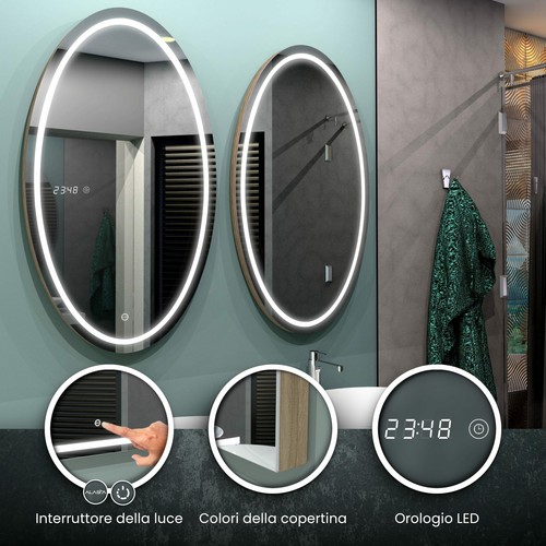 Specchio led panama 3 - panama, |