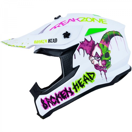 Casco cross broken - da, head