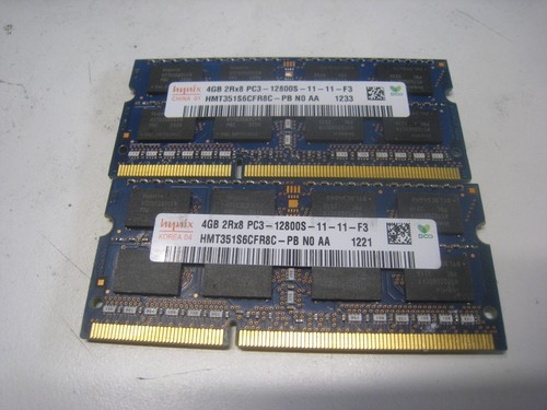 2x4 hynix pc3 12800s - gb, pc3-12800s