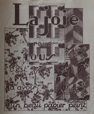 Pubblicità 1930 carta da