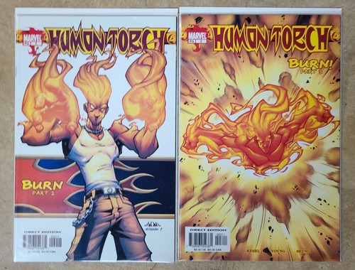 Human torch 3 marvel - human, &