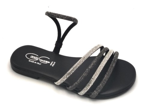 Giada 8078 sandalo pelle - , nero
