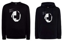 Felpa nera DAFT PUNK con