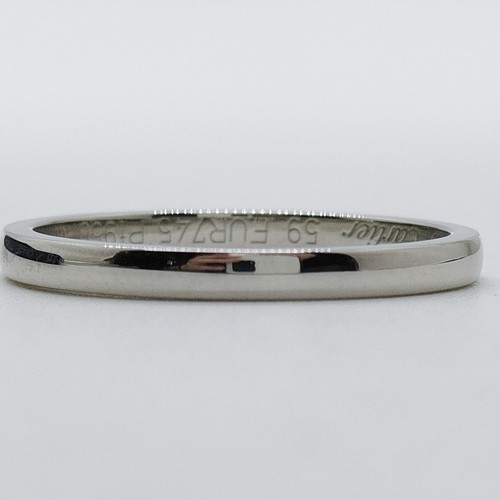 Anello cartier fascia platino - anello,