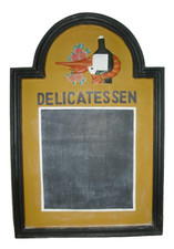 Lavagna da cucina da parete con cornice in legno - cm 40x60