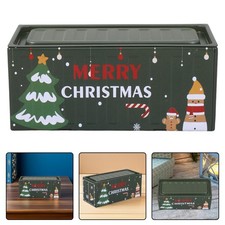  2 pezzi di scatole di caramelle natalizie in latta: mini contenitore decorativo