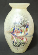 Colorate Überfangvase? Vaso Vetro Fr. Poschinger? Vasi Vetro Cammeo?