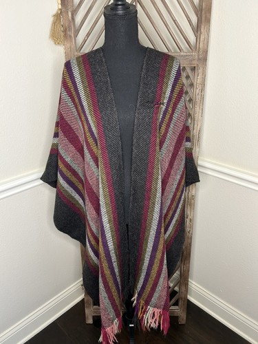 Peruvian connection poncho - peruvian,