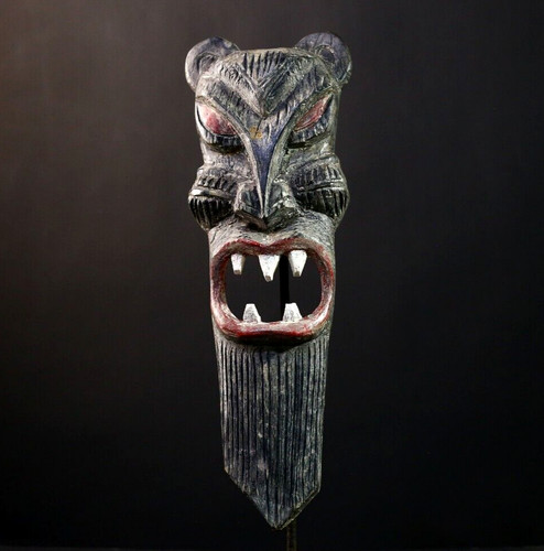 Antica maschera parete - maschera, da