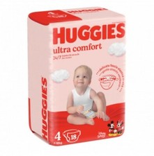 pannolini huggies ultra comfort taglia 4, 18pannolini, 7-18kg