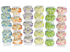 30 ELASTICI PER CAPELLI FARFALLE FERMAGLI PETTININI PINZE MOLLETTE CM 4