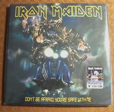 IRON MAIDEN "DON'T BE AFRAID YOU'RE SAFE WITH ME" 3 COL LP+2CD NUM BOX LIVE 1986