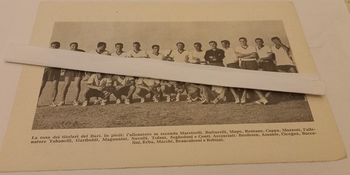 Bari squadra foglio - bari,