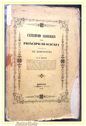 Catechismo agrologico principi - catechismo,