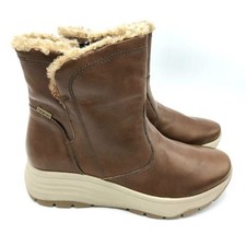 Stivaletti in pelle da donna marrone ENVAL SOFT-goretex