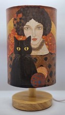 Lampada da tavolo decoupage