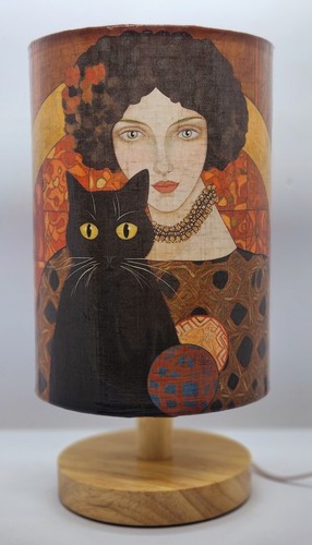 Lampada tavolo decoupage - lampada, da