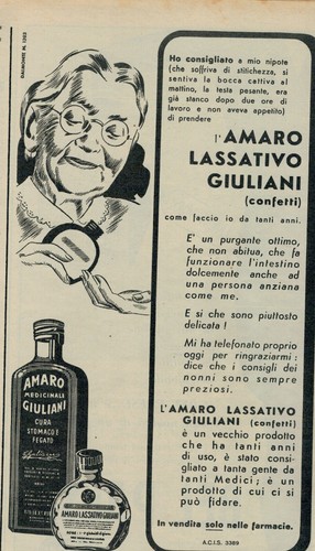 Pubblicita vintage - ,