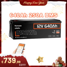 1-4Pack 12V 640Ah LiFePO4