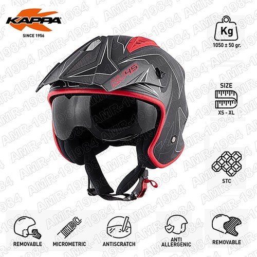 Casco kappa demi jet kv45 - kappa,