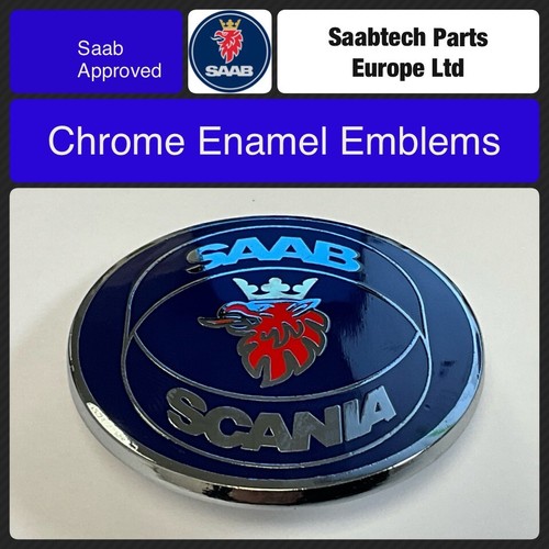 Stemma emblema cromato saab - emblema,