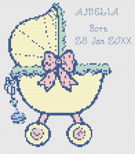 Kit schema punto croce - schema,