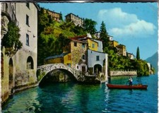   CARTOLINA  NESSO   VIAGGIATA    1975   REGALO 