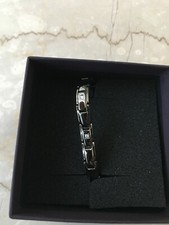 BRACCIALE IN ACCIAIO " STROILI " CON ZIRCONI.