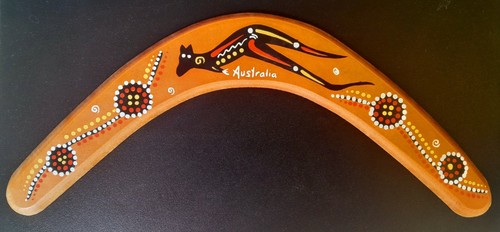 Boomerang legno australia - boomerang,