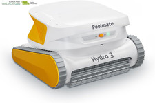 Robot Pulitore Piscina Senza Fili, Automatico Durata 200 Min, Pavimento/Parete/Linea Acqua Cl