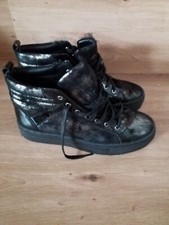 Scarpe donna Pazolini originali stivali pelle taglia EU 39 colore nero/oro NUOVE!