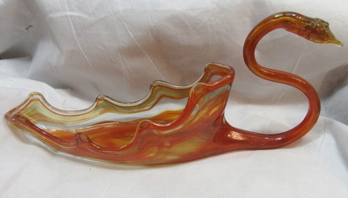 Vtg mcm hand blown art - mcm,