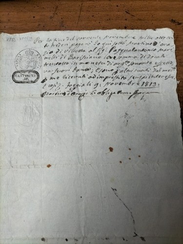 Documento antico foggia - antico, da