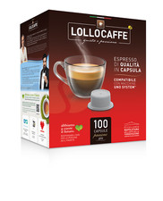LOLLOCAFFE' 200 CAPSULE COMPATIBILI MACCHINE UNO SYSTEM -MISCELA CLASSICA