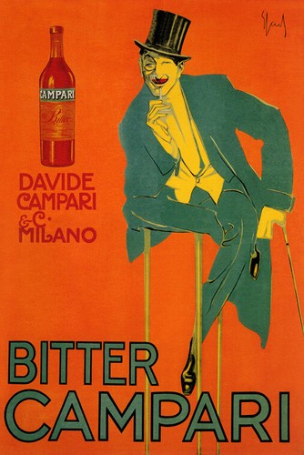 Poster vintage italiano deco - vintage,