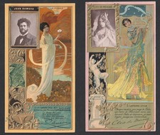 Art Nouveau cartoline  Chromo