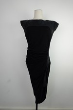 ELISABETTA FRANCHI ABITO VESTITO DONNA TG 48 DRESS WOMAN ITALY ASIMMETRICO