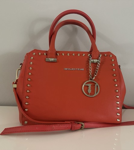 Trussardi jeans red studded - jeans,