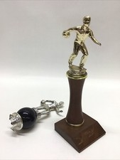 Trofeo bowling vintage legno - , e