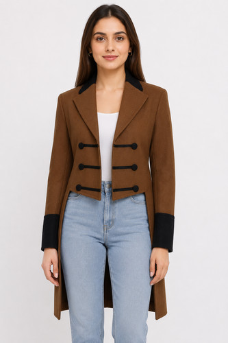 Giacca cappotto militare lana