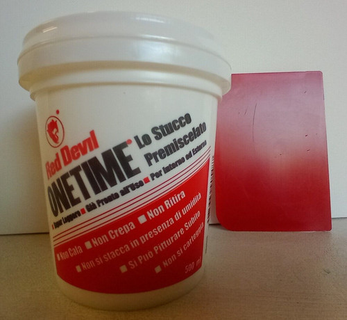 Stucco americano red - devil, one