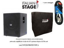 Italian Stage Proel IS S115A Subwoofer amplificato in legno 700W SUB 15" + COVER