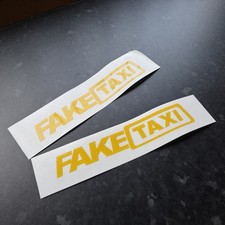 Adesivo auto taxi finto x 2 -