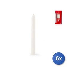 6x 10 candele steariche